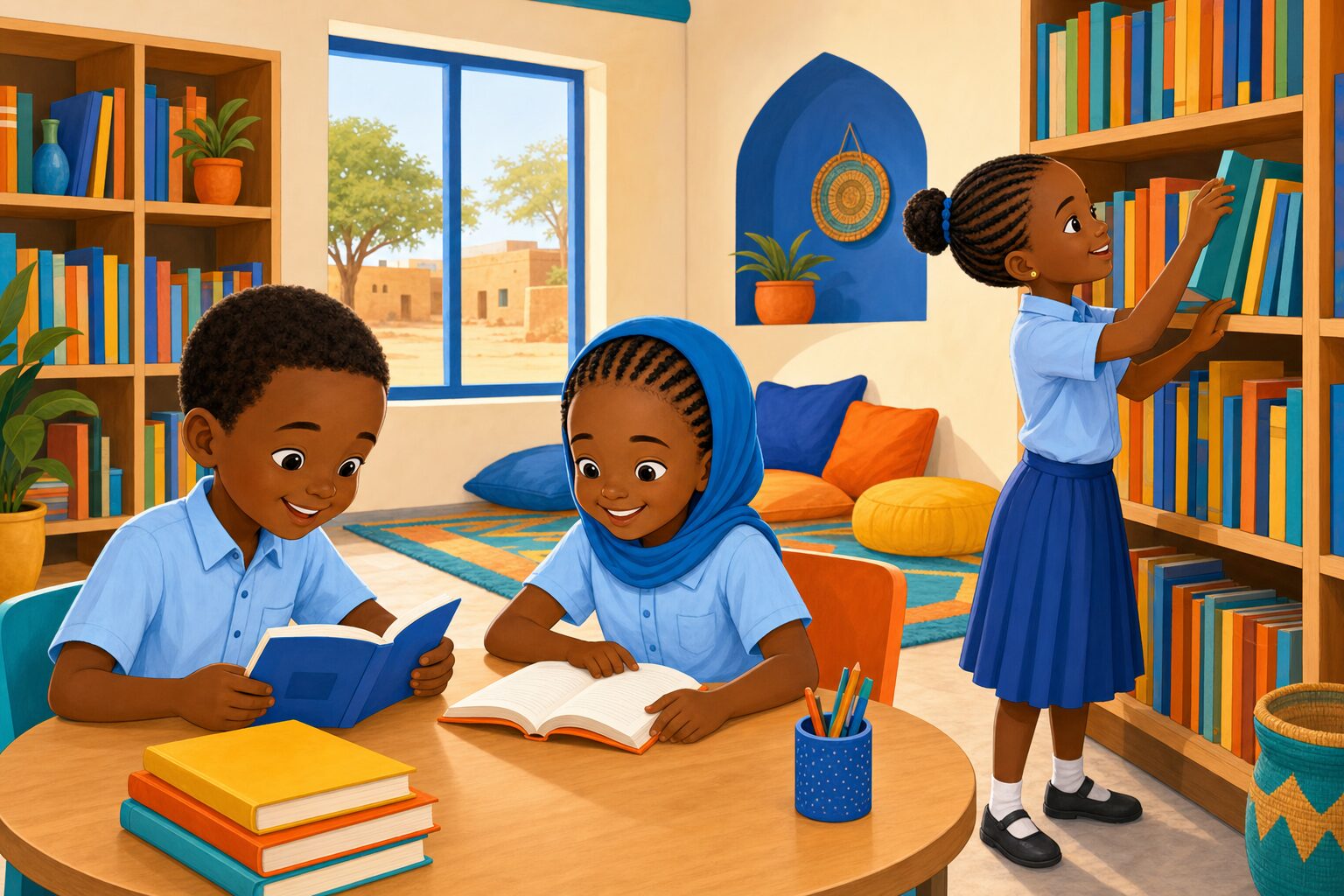 Bibliothèque — illustration